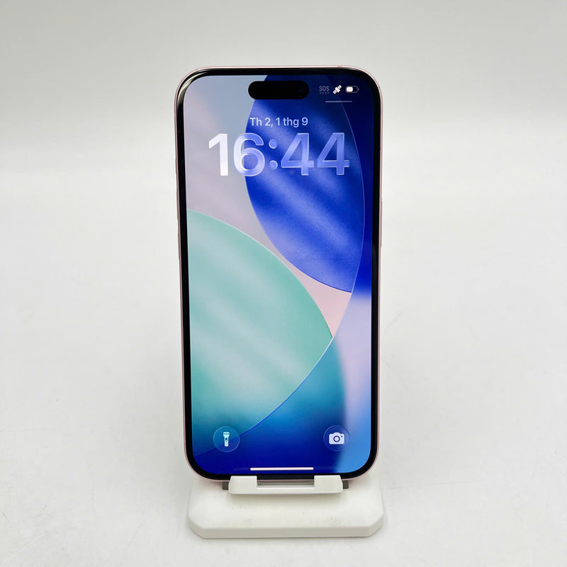 iPhone 15 128GB Hồng 98% pin  85% Quốc tế Apple (Xước màn, xước viền, móp viền, xước viền cam)  - HH2114