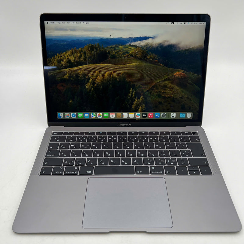 Macbook Air 2019 13.3in Xám Intel Core i5/ RAM 8GB/ SSD 256GB 98% Sạc 23 lần BPTN (Xước viền)