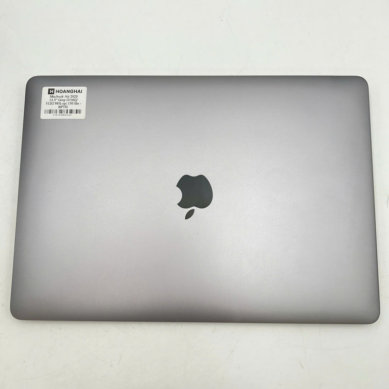 Macbook Air 2020 13.3in Xám Intel Core i7/ RAM 16GB/ SSD 512GB 98% sạc 150 lần BPTN