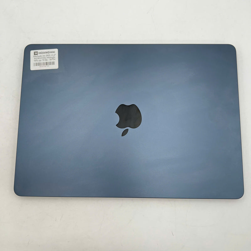 MacBook Air 2022 13.6in Đen Apple M2/ RAM 8GB/ SSD 256GB 98% Sạc 79 lần BPTN