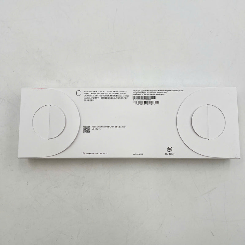 Apple Watch SE2 40mm GPS Midnight Aluminium Case / Midnight Sport Band Nguyên Hộp