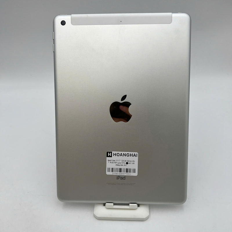 Ipad Gen 5 9.7" 32GB Silver 4G + Wifi 98% pin 93% Từ AU chỉ dùng sim AU