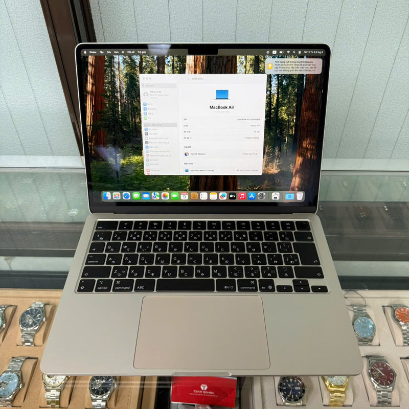 Macbook Air 2025 13.6in Bạc Apple M4/ RAM 16GB/ SSD 256GB 99,5% sạc 16 lần BPTN