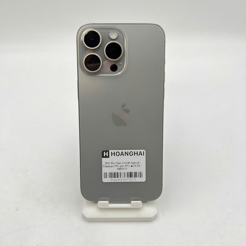 iPhone 15 Pro Max 256GB Tự Nhiên 99% pin 99%  Quốc tế từ DCM (Không dùng sim DCM)  - HH3473
