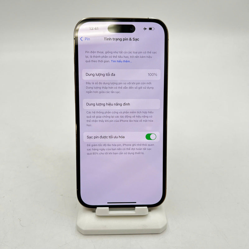 iPhone 14 Pro 512GB Vàng 98% pin 100% Quốc tế từ SB (Không dùng sim SB - Đã thay pin - ĐBH) - HH4315