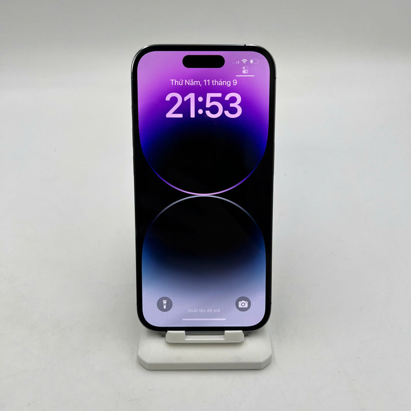 iPhone 14 Pro 128GB Tím 98% pin 86% Quốc tế từ AU (Không dùng sim AU) - HH3796