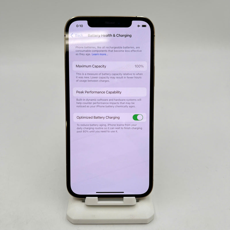 iPhone 12 Pro 128GB Vàng 98% pin 100% Máy đã trả hết tiền mạng dùng như Quốc tế Apple (Đã thay pin - Đốm 1x, xước viền, xước màn nhẹ) - HH7933