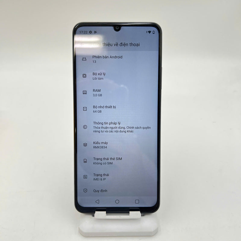 Realme Note 50 Đen 3GB/64GB 98% - HH4934