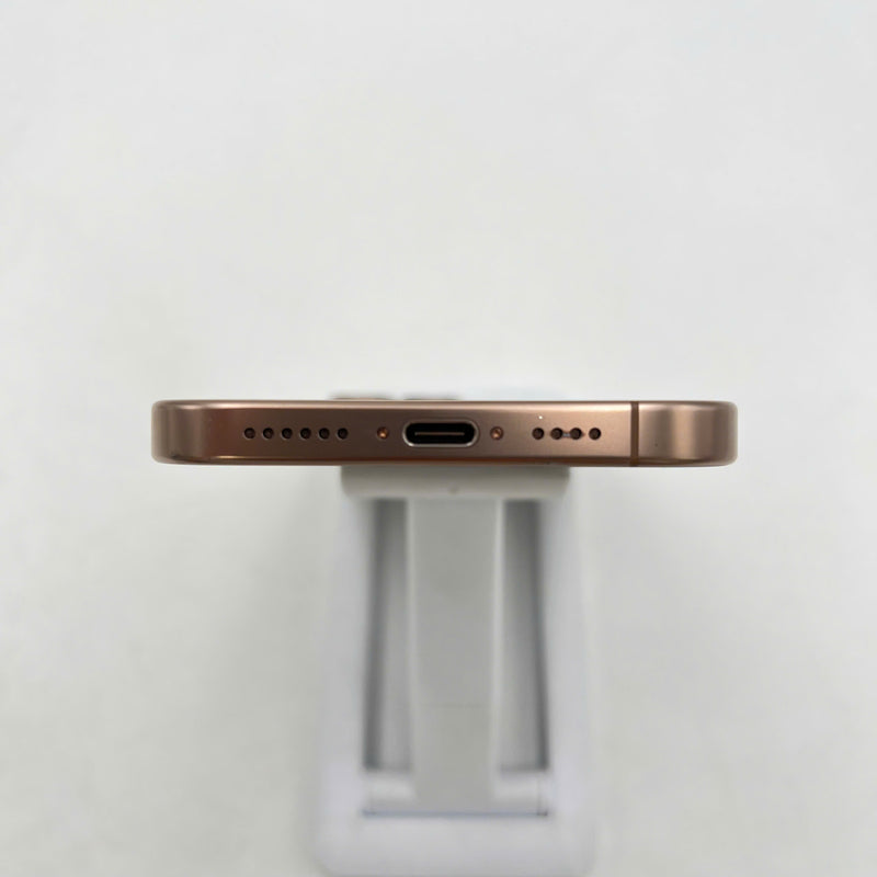 iPhone 16 Pro Max 256GB Vàng Sa Mạc 98% pin 89% Quốc Tế Apple (máy xước viền cam sau) - HH5834