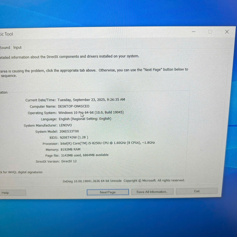 Lenovo ThinkPad X280 12.5" i5 - 8250U/ RAM 8GB/ SSD 128GB BPTN Likenew