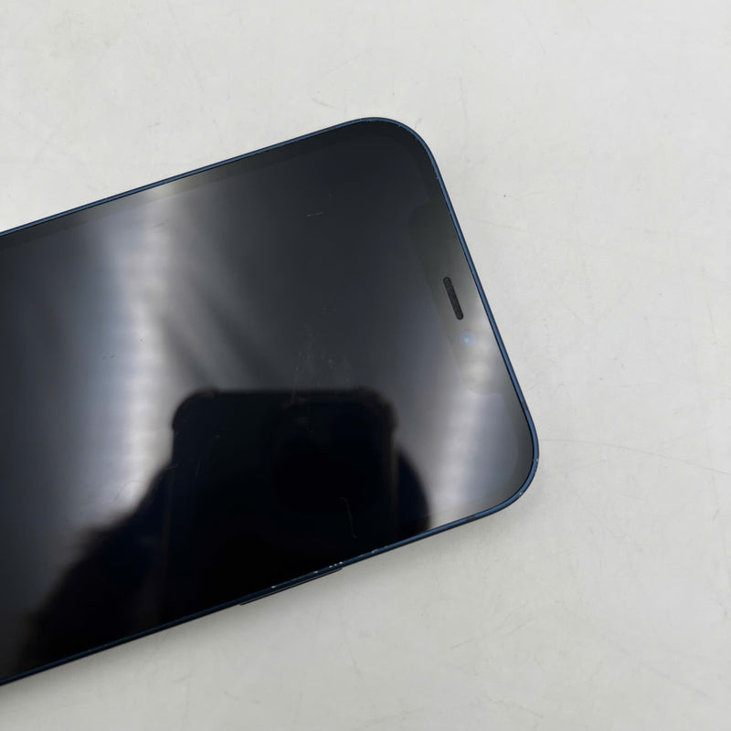 iPhone 12 64GB Xanh Dương 97% pin 100% Máy đã trả hết tiền mạng dùng như Quốc tế Apple (Đã thay pin, xước viền cam, xước màn, khung viền xước xấu) - HH1357