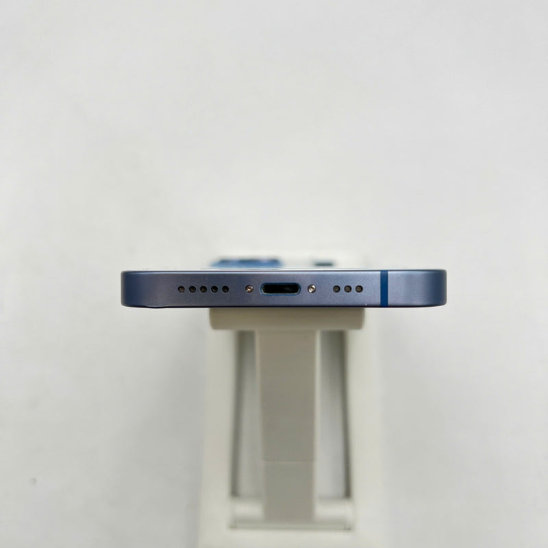 iPhone 14 128GB Xanh Dương 97% pin 100% Máy đã trả hết tiền mạng dùng như Quốc tế Apple (Đã thay pin, móp viền, xước viền cam) - HH9468