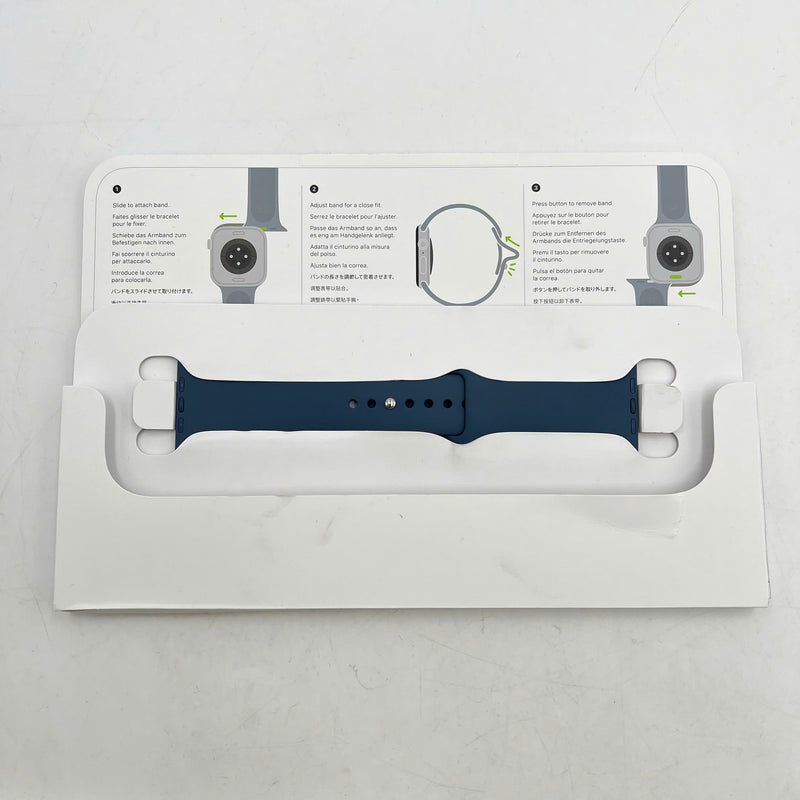 Apple Watch SE3 44mm 4G + GPS Midnight Aluminum Case/ Anchor Blue Sport Band 99% FullBox pin 100%