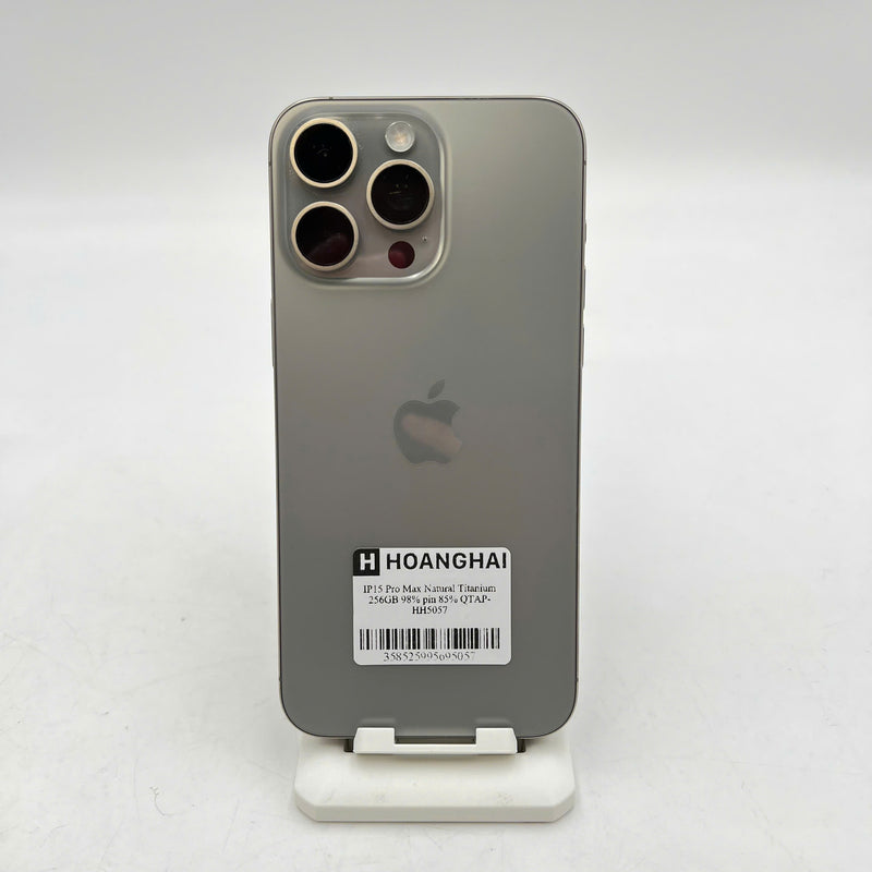 iPhone 15 Pro Max 256GB Tự Nhiên 98% pin 85% Quốc tế Apple - HH5057