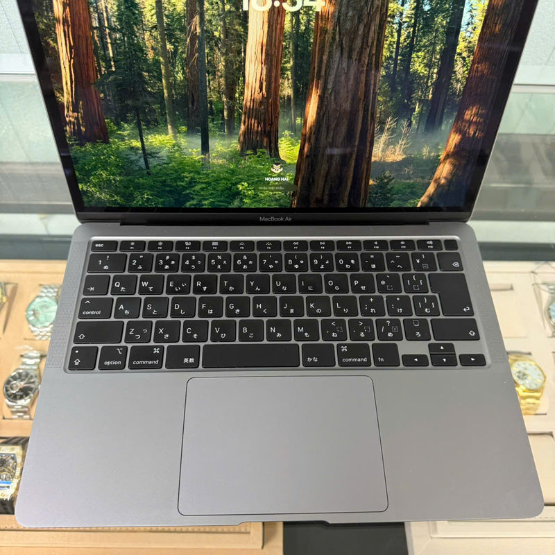 Macbook Air 2020 13.3in Xám Intel Core i3/ RAM 8GB/ SSD 256GB 98% Sạc 280 lần BPTN