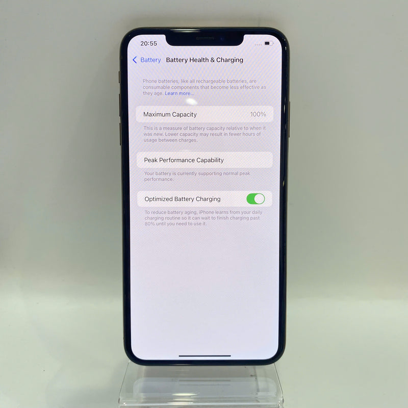 iPhone Xs Max 256GB Vàng 98% pin 100% Máy đã trả hết tiền mạng dùng như Quốc tế Apple (Đã thay pin, ám viền) - HH2686