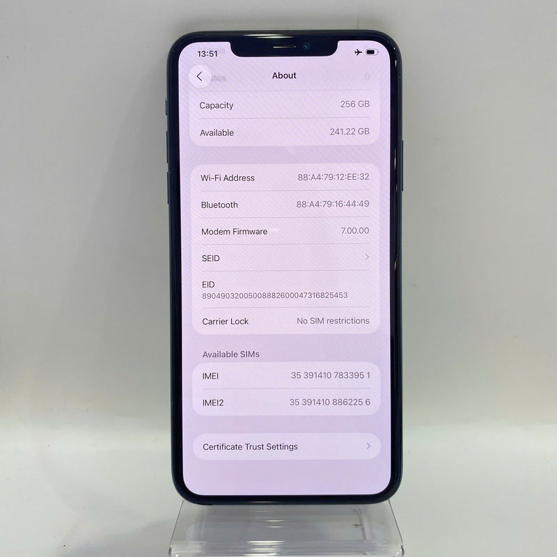 iPhone 11 Pro Max 256GB Xanh lá 98% pin 100% Máy đã trả hết tiền mạng dùng như Quốc tế Apple (Đã thay pin, màn và viền xước) - HH3951
