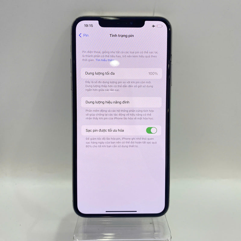 iPhone 11 Pro Max 512GB Trắng 98% pin 100% Máy đã trả hết tiền mạng dùng như Quốc tế Apple màn (LKCH,viền xước, ĐTP) - HH8218
