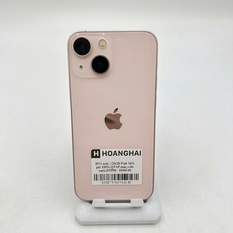 iPhone 13 Mini 128GB Hồng 98% pin 100% Quốc tế Apple  (Đã thay pin - màn và viền xước) - HH4148