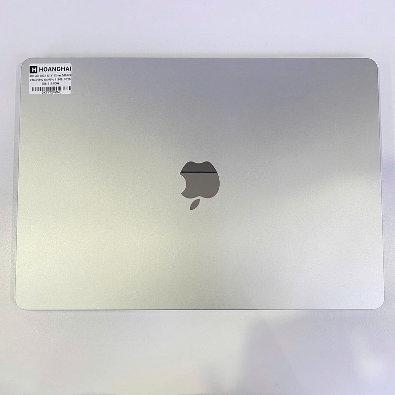 Macbook Air 2023 15.3in Silver Apple M2/RAM 8GB/SSD 256GB 98% Pin 95% BPΤN (Sạc 110 lần)