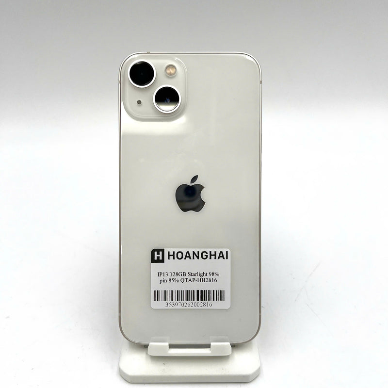 iPhone 13 128GB Trắng 98% pin 85% Quốc Tế Apple  - HH2816