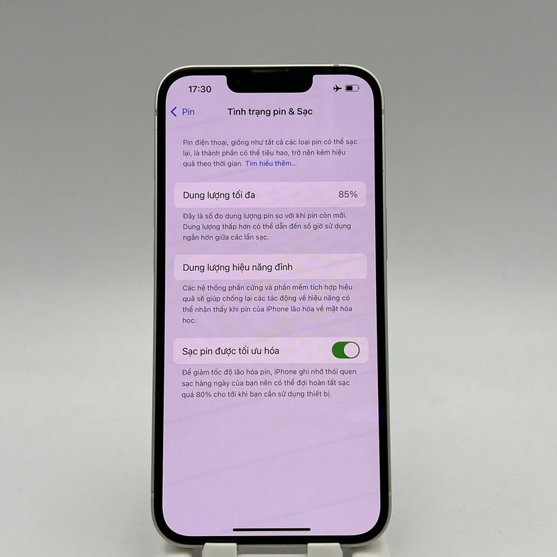 iPhone 14 128GB Trắng 98% pin 85% Quốc tế từ AU (Không dùng sim AU) - HH9030