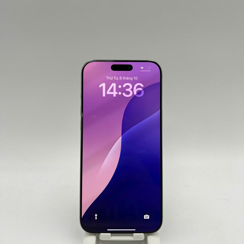 iPhone 16 Pro Max 256GB Trắng 98% pin 100% Quốc tế từ SB (Không dùng sim SB - màn xước, viền xước) - HH0764