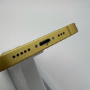 iPhone 14 128GB Vàng 98% pin 88% Quốc tế từ DCM (Không dùng sim DCM - Màn xước, móp viền, viền cam xước) - HH3940