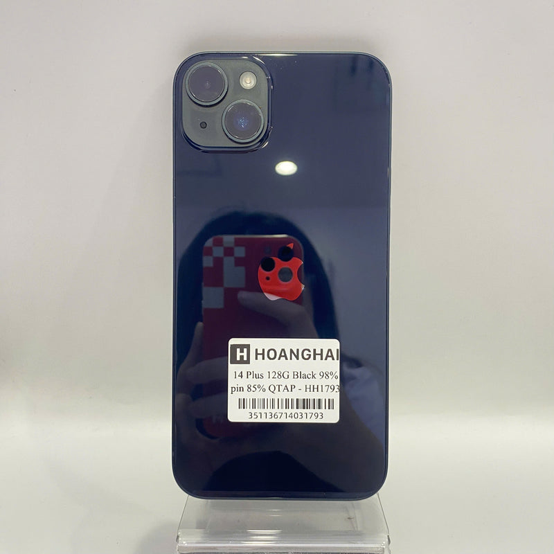 iPhone 14 Plus 128GB Đen 98% pin 85% Quốc Tế Apple  - HH1793