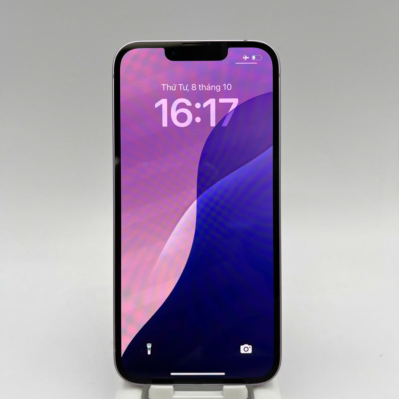 iPhone 14 128GB Purple 98% pin 85% Máy đã trả hết tiền mạng dùng như Quốc tế Apple (xước viền) - HH0140