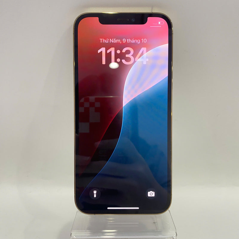 iPhone 12 Pro 128GB Vàng 98% pin 87% Máy đã trả hết tiền mạng dùng như Quốc tế Apple (xước nhẹ cổng sạc) - HH4416