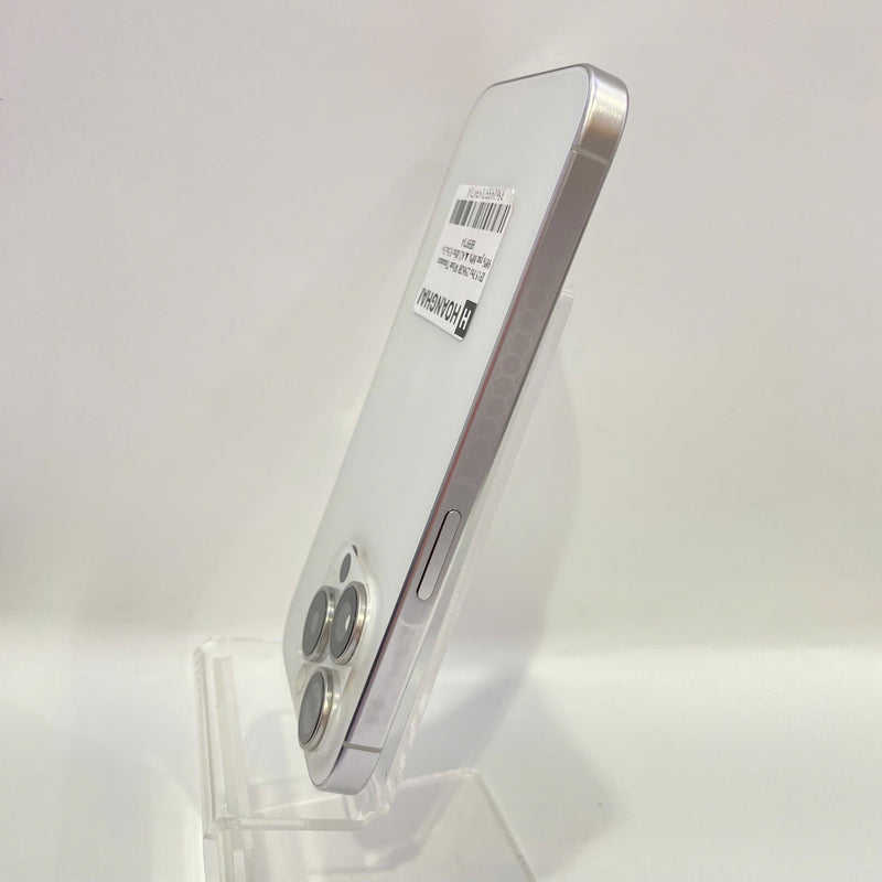 iPhone 15 Pro 256GB Trắng 98% pin 88% Quốc tế từ AU (Không dùng sim AU - đốm 0,5x/3x) - HH9714