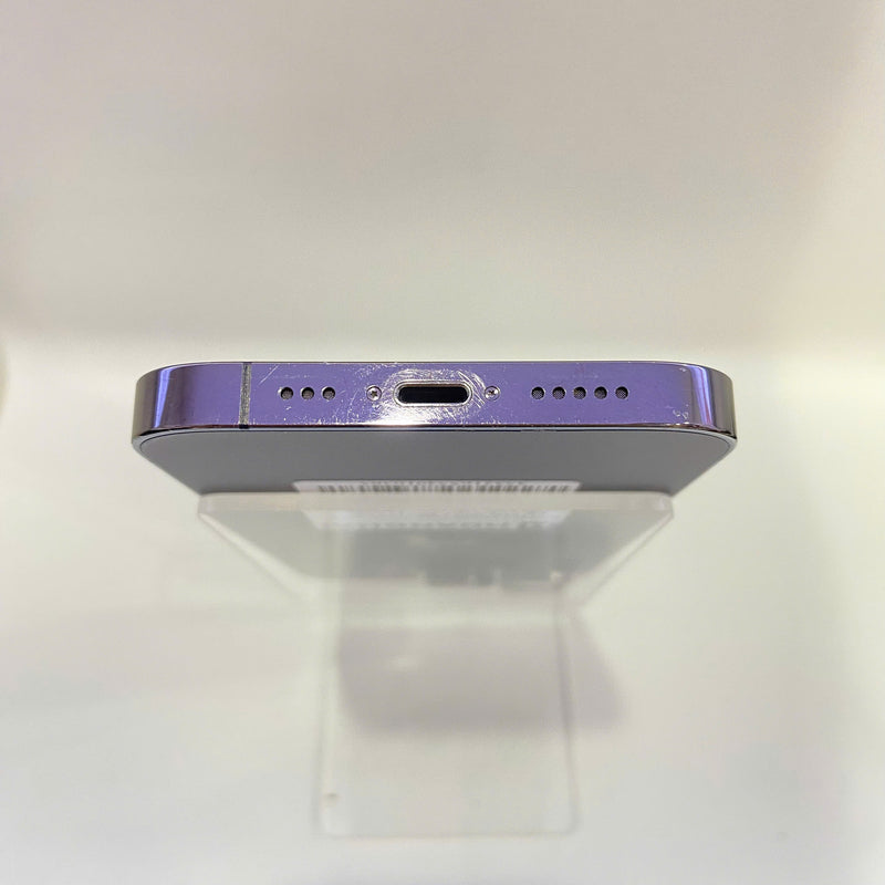iPhone 14 Pro 256GB Tím 98% pin 85% Quốc Tế Apple đốm 3x,xước viền,xước viền cam) - HH0385