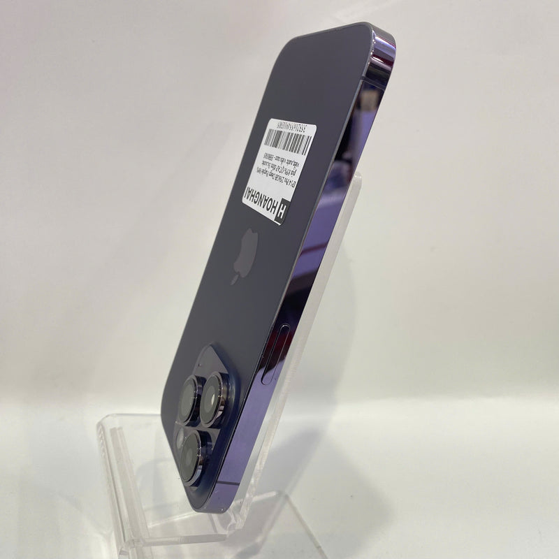iPhone 14 Pro 256GB Tím 98% pin 85% Quốc Tế Apple đốm 3x,xước viền,xước viền cam) - HH0385