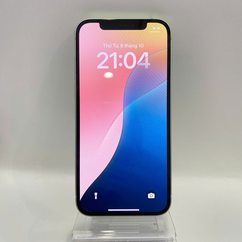 iPhone 12 128GB Xanh Lá 98% pin 96%  Máy đã trả hết tiền mạng dùng như Quốc tế Apple (Đã thay pin LKCH) - HH9120