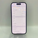 iPhone 15 256GB Đen 98% pin 89% Quốc tế từ SB (Không dùng sim SB - xước màn,móp viền)  - HH9982