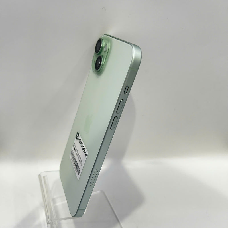 iPhone 15 Plus 256GB Xanh Lá 98% pin 85% Máy đã trả hết tiền mạng dùng như Quốc tế Apple (xước viền) - HH1972