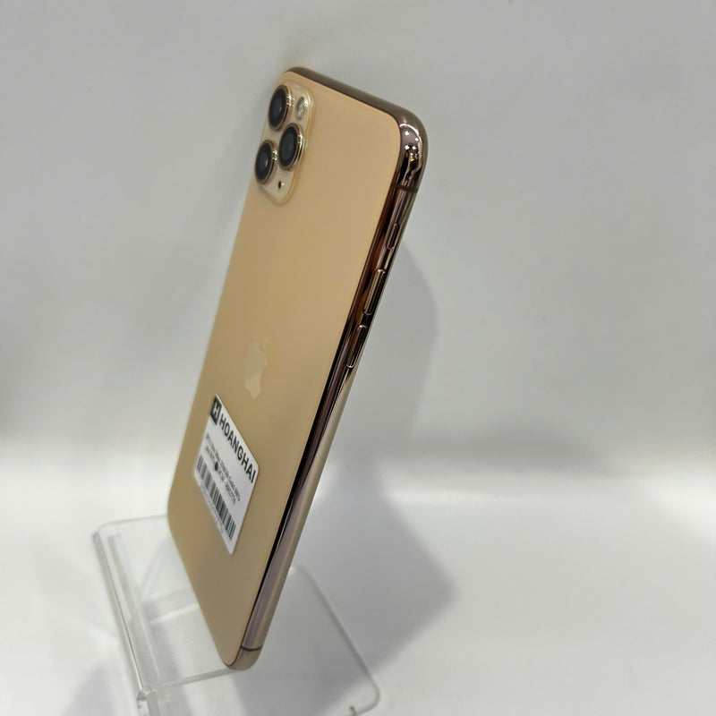 iPhone 11 Pro Max 256GB Vàng 98% pin 93% Máy đã trả hết tiền mạng dùng như Quốc tế Apple  - HH2776
