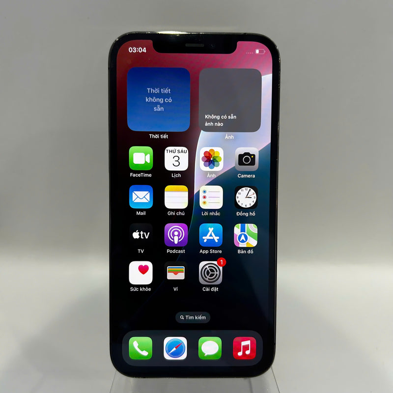 iPhone 12 Pro 512GB Đen 98% pin 86%  Quốc Tế Apple (xước màn , viền xước) - HH0793