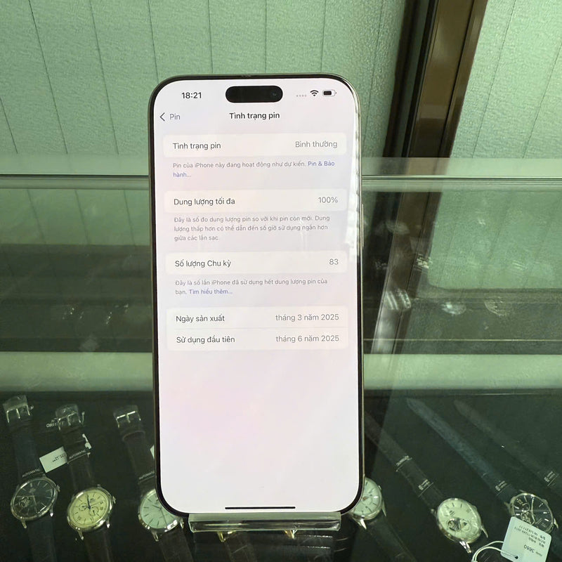 iPhone 16 Pro Max 1TB Tự Nhiên 99% pin 100% Quốc tế từ RKT (Không dùng sim RKT - sạc 83 lần) - HH1600