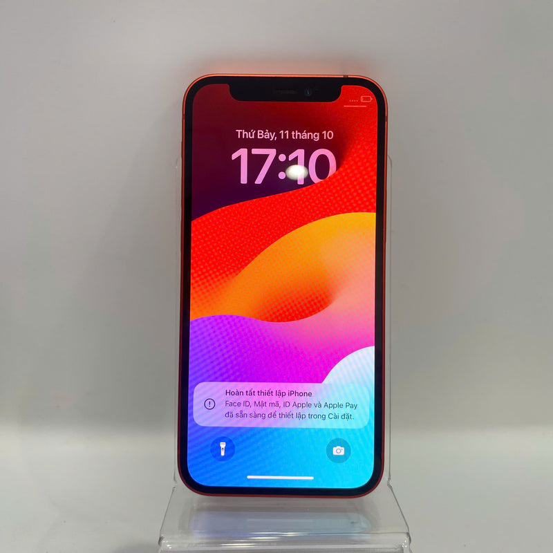 iPhone 12 Mini Đỏ 128GB 98% pin 92% Máy đã trả hết tiền mạng dùng như quốc tế Apple (Pin LKCH) - HH4285