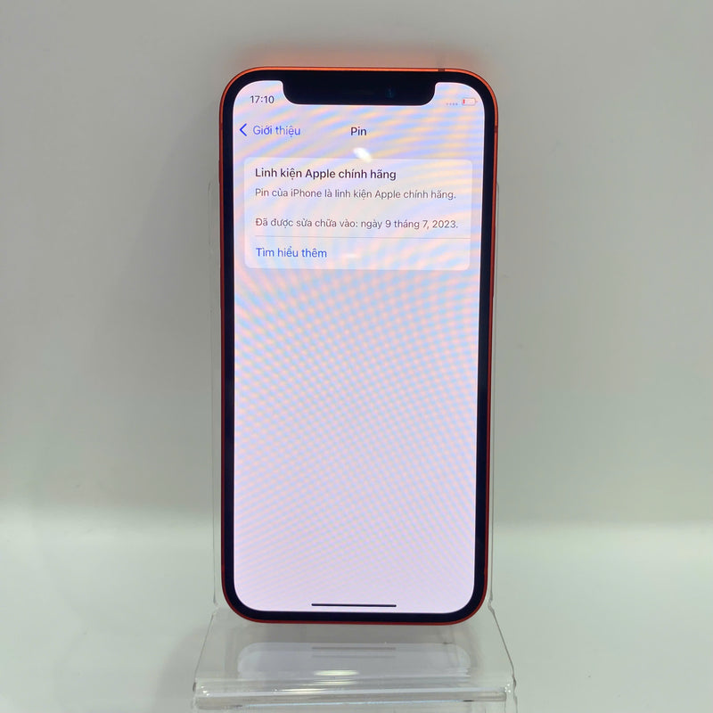iPhone 12 Mini Đỏ 128GB 98% pin 92% Máy đã trả hết tiền mạng dùng như quốc tế Apple (Pin LKCH) - HH4285