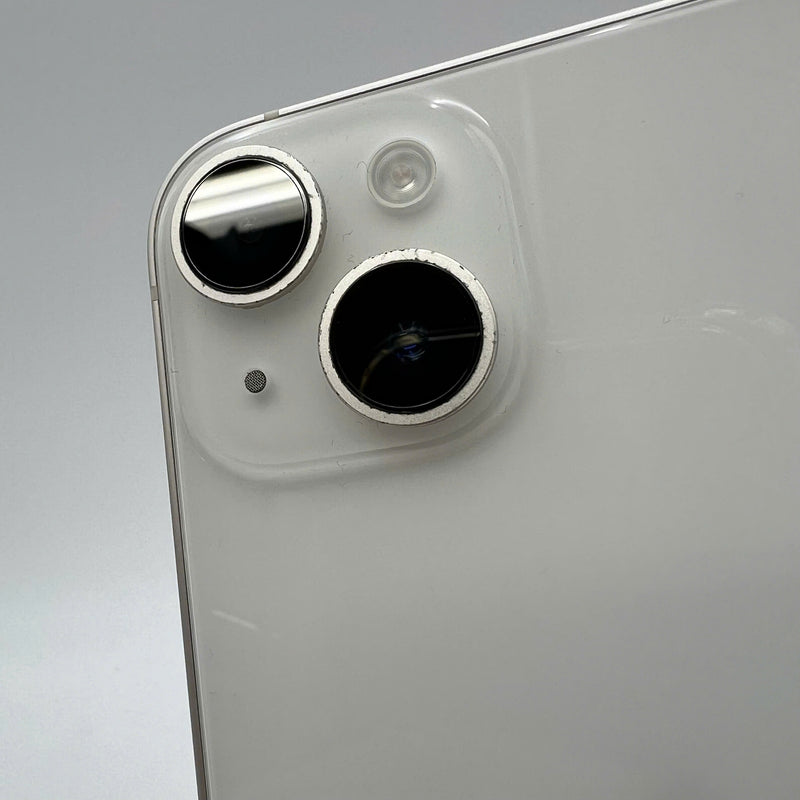 iPhone 14 128GB Trắng 98% pin 88% Máy đã trả hết tiền mạng dùng như Quốc tế Apple (màn và viền xước, viền cam xước) - HH3008