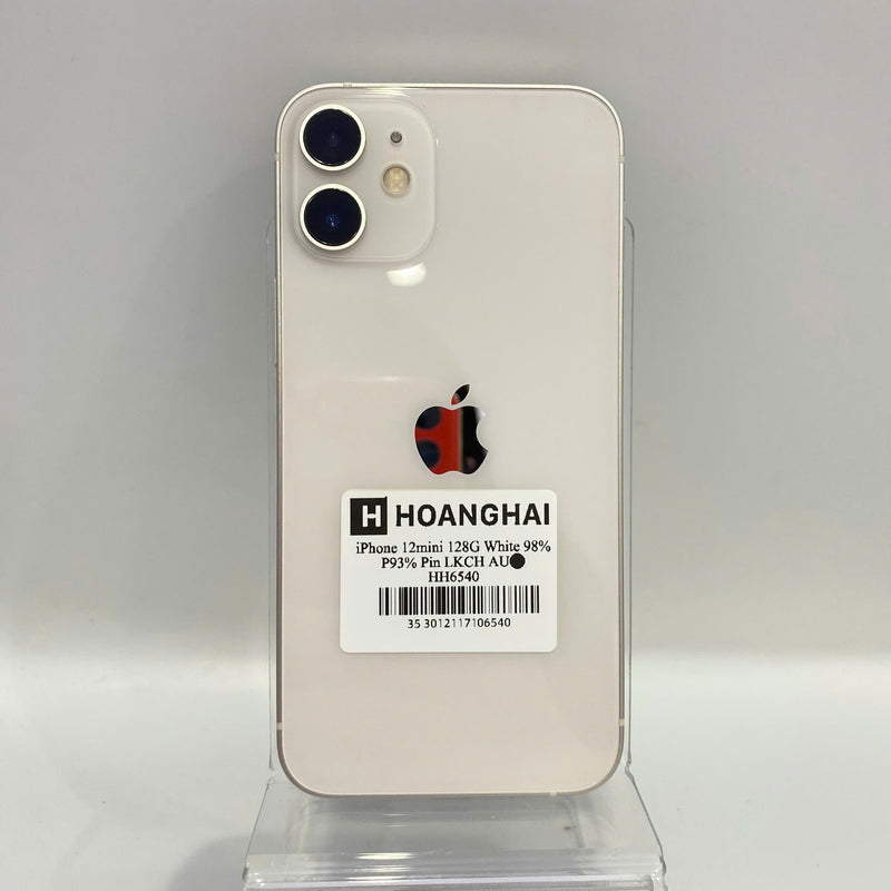 iPhone 12 Mini Trắng 128GB 98% pin 93% Máy đã trả hết tiền mạng dùng như quốc tế Apple (Pin LKCH) - HH6540