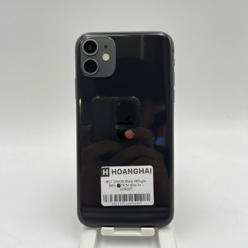 iPhone 11 256GB Đen 98% pin 86% Máy đã trả hết tiền mạng dùng như Quốc tế Apple (đốm 1x) - HH6307