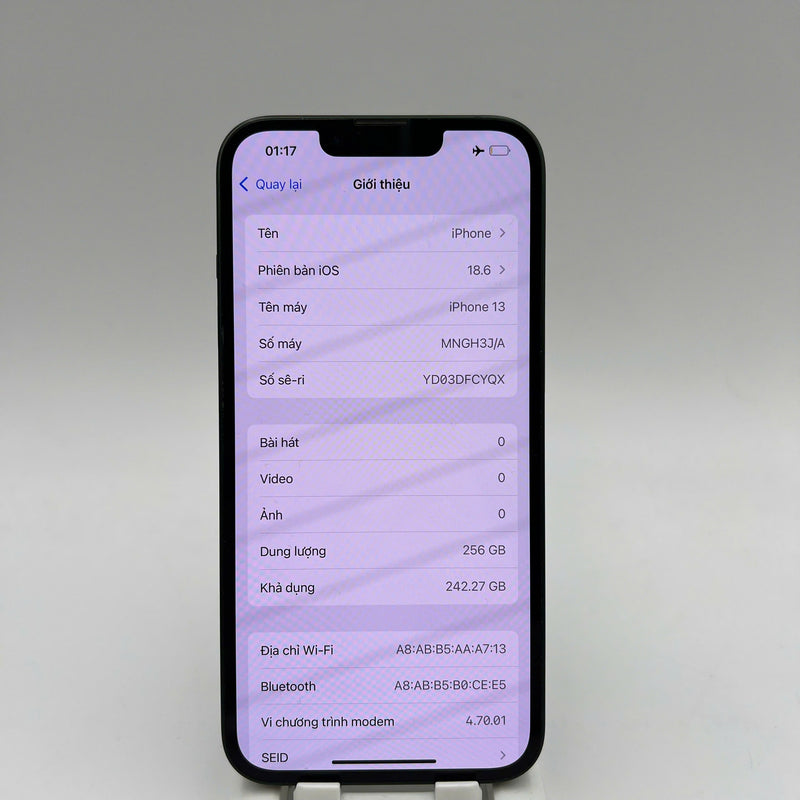 iPhone 13 256GB Xanh Lá 98% pin 85% Quốc tế Apple (ám viền, màn xước) - HH5946