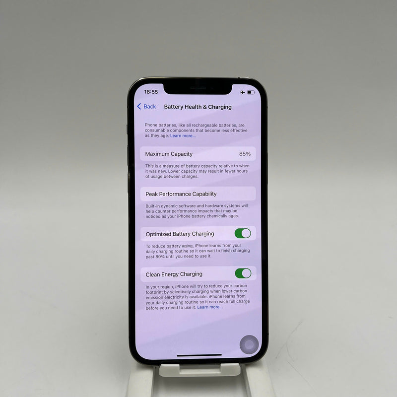 iPhone 12 Pro 128GB Đen 98% pin 85% Máy đã trả hết tiền mạng dùng như Quốc tế Apple (xước viền chân sạc) - HH4274