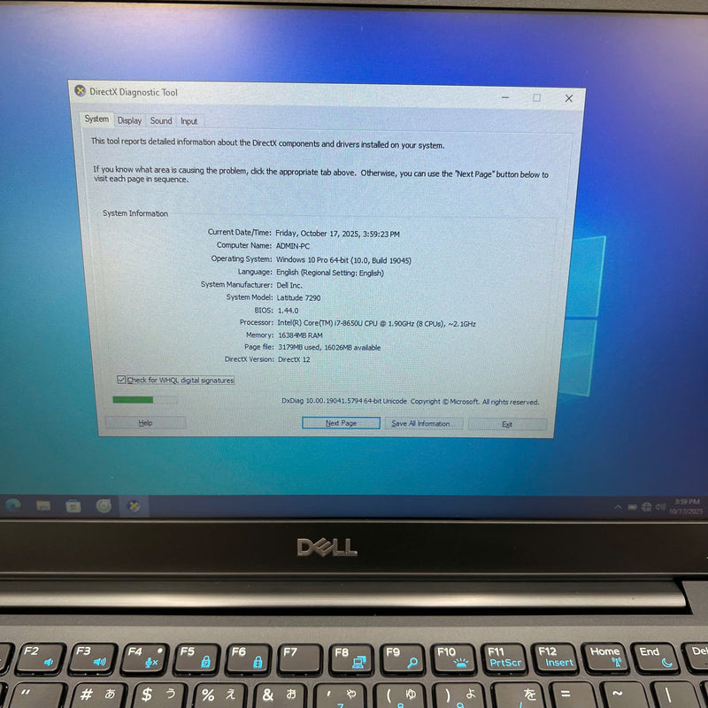 Dell Latitude 7290 12.5" i7 - 8650U/ RAM 16GB/ SSD 512GB BPTN Likenew