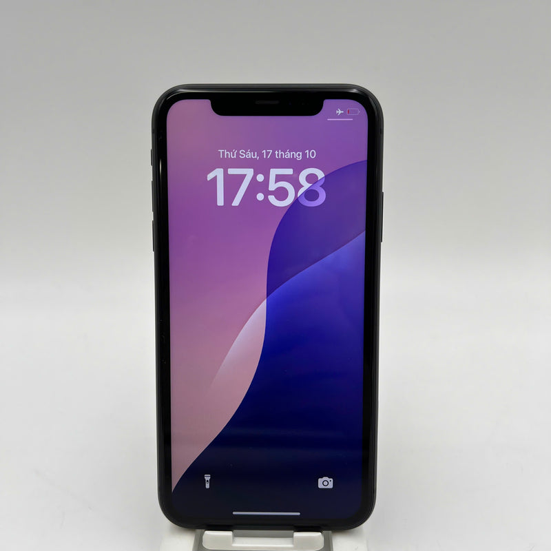 iPhone 11 256GB Đen 98% pin 96% Máy đã trả hết tiền mạng dùng như Quốc tế Apple (xước kính mặt lưng) - HH3101