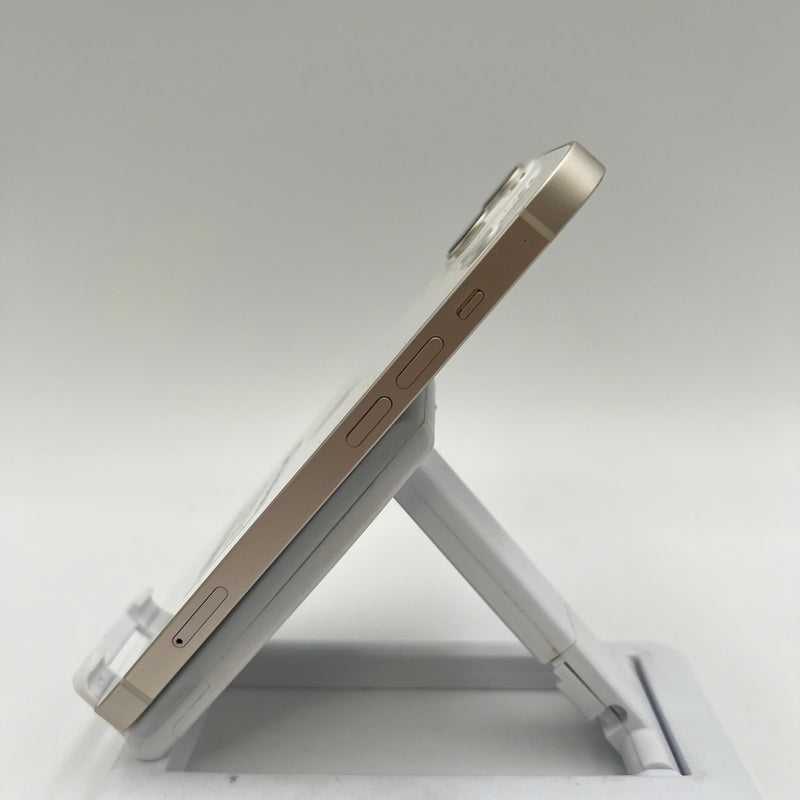 iPhone 13 128GB Trắng 98% pin 90% ĐBH Quốc tế từ AU (Không dùng sim AU - màn và viền xước, xước viền cam) - HH4669